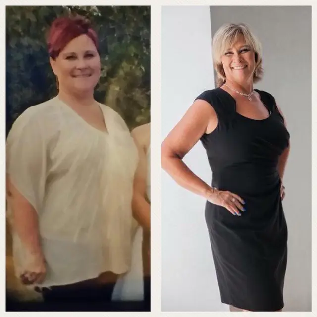 Angie before and after
