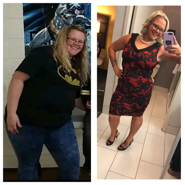 Candy before and after