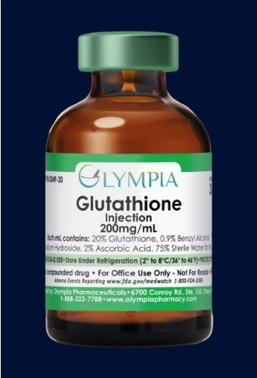 Glutathione injection vial